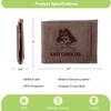 Team Sports America NCAA East Carolina University Front Pocket Slim Wallet for Men | Minimalist Leather RFID Blocking Bifold Card Holder with Money Clip | Officially Licensed Stamped Logo view 4