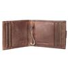 Team Sports America NCAA University of Iowa Front Pocket Slim Wallet for Men | Minimalist Leather RFID Blocking Bifold Card Holder with Money Clip | Officially Licensed Stamped Logo view 3