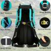 YFREAL 60L Travel Hiking Camping Backpack with Rain Cover, Backpack Water Resistant,Climbing Backpack for Men Women view 4