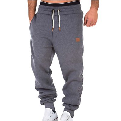 SMIDOW Cotton Joggers for Men Casual Loose Fit Big and Tall Drawstring Sweatpants Workout Athletic Running Pants Cargo Sweatpants for Men Dark Gray L