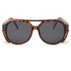 YAMEIZE Polarized Classic Gothic Steampunk Sunglasses - UV Protection Punk Round Glasses Driving Shade Outdoor for Men Women view 2