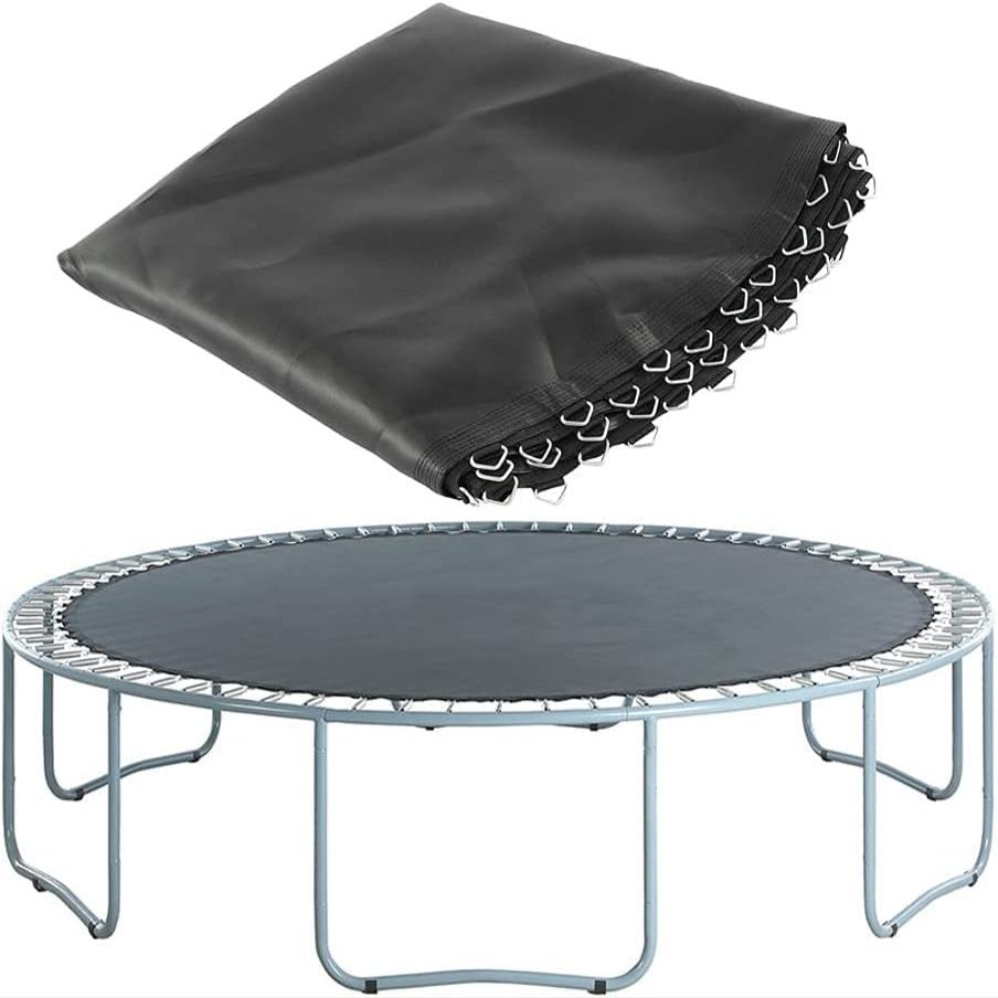 MekUk Trampolines & Accessories Replacement Trampolines Mat Round Jump Mat with V Rings Trampoline Parts Bounce Safely Parts & Accessories (Size : 13FT 3.96M (80 Buckles))
