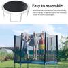MekUk Trampolines & Accessories Replacement Trampolines Mat Round Jump Mat with V Rings Trampoline Parts Bounce Safely Parts & Accessories (Size : 13FT 3.96M (80 Buckles)) view 3