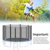MekUk Trampolines & Accessories Replacement Trampolines Mat Round Jump Mat with V Rings Trampoline Parts Bounce Safely Parts & Accessories (Size : 13FT 3.96M (80 Buckles)) view 4