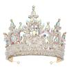 Large Crown for Women - 5" Tall Rhinestone Crystal Crown for Pageant, Quinceanera, Wedding, Birthday - Alloy Tiara in Multiple Colors (AB Silver) view 1