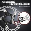 BUCKLOS IIIPRO MTB 160mm Floating Disc Brake Rotor with 6PC Bolts and BL-01S 1 Pair Disc Brake Pads for Ceramic Shimano N03A N04C L05A K04S K04Ti K05S K05Ti view 4
