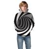 3D Sweatshirts Teen Print Tops with Pocket Kids Boy Hoodie Girl Pullover Cartoon Boys Tops Soccer (White, 13-14 Years) view 1