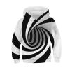 3D Sweatshirts Teen Print Tops with Pocket Kids Boy Hoodie Girl Pullover Cartoon Boys Tops Soccer (White, 13-14 Years) view 2