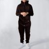 ZYXTIM Onesie Men's Hooded Jumpsuit Zip Up One Piece Pajamas Playsuit Jogger Sweatsuit Overall Romper view 2