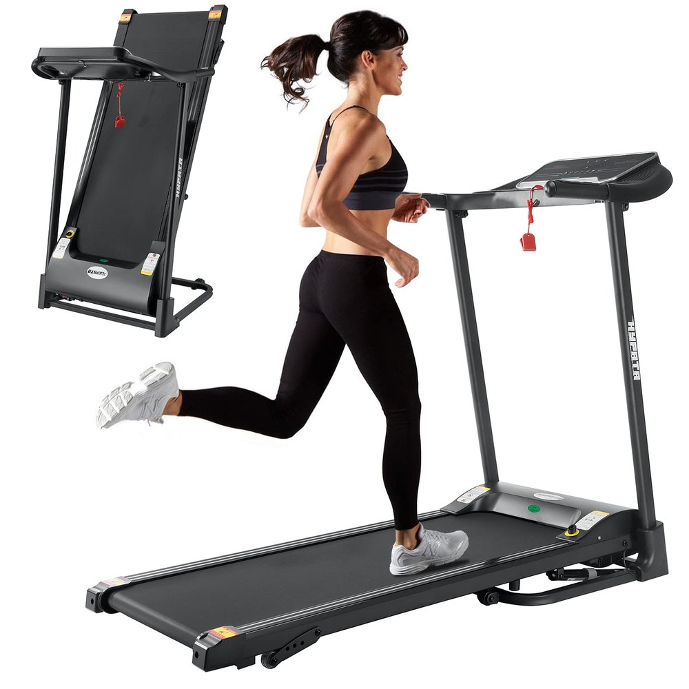 ACCPO Treadmill 300 LBS Capacity with Incline, Folding Treadmill for Home, Max 2.5 HP Running Machine for Running and Walking Jogging Exercise with LED Display