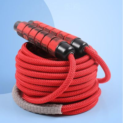 23 FT Long Jump Rope for Kids Adults,Double Dutch Jump Rope,Adjustable Skipping Ropes with High-strength Nylon Braided Rope Core,360Rotation Not Entangled,Long Enough for 4-6 Jumpers.