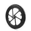 16 Inch Bike Trailer Wheel Black Alloy Hub 10mm Bearing Diameter 16x1.75 Pneumatic Tire Disc Mount For Scooter Bicycle (Rim with Tire) view 1