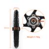16 Inch Bike Trailer Wheel Black Alloy Hub 10mm Bearing Diameter 16x1.75 Pneumatic Tire Disc Mount For Scooter Bicycle (Rim with Tire) view 2