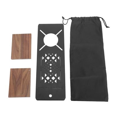 Alomejor Camping Table, Lightweight Portable Outdoor Table with Detachable Stand for Camping Picnics Barbecues Families