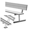 7.5 ft.Surface Mount Bench with Back view 1