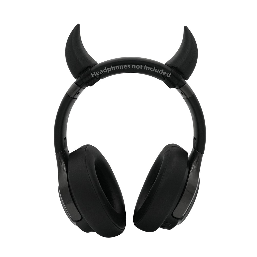 Devil Horns for Headphones (Black)