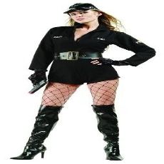 Federal Agent Costume - Size Adult Medium 6-8 Multicoloured