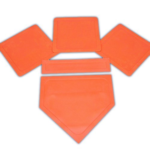 Throw Down Bases-5 Piece - Orange