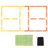Hikeen Pickleball Court Lines Marker Kit Anti-Slip and Wind-Resistant Throw Down Markers 84pcs, Pickleball Net Court for Outdoor Indoor Court view 1