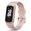 OCTANDRA Active 2 VeryFit Fitness Tracker Heart Rate SpO2 Blood Oxygen Saturation Sleep Monitor 1.05" Screen Activity Step Counter Pedometer IP68 Waterproof Smart Watches for Men Women (ID155) (Pink) view 1