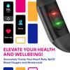 OCTANDRA Active 2 VeryFit Fitness Tracker Heart Rate SpO2 Blood Oxygen Saturation Sleep Monitor 1.05" Screen Activity Step Counter Pedometer IP68 Waterproof Smart Watches for Men Women (ID155) (Pink) view 2