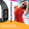 OCTANDRA Active 2 VeryFit Fitness Tracker Heart Rate SpO2 Blood Oxygen Saturation Sleep Monitor 1.05" Screen Activity Step Counter Pedometer IP68 Waterproof Smart Watches for Men Women (ID155) (Pink) view 4