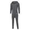 ZYXTIM Onesie Mens Hooded Jumpsuits Zip Up One Piece Rompers Workout Lounge Pajamas Playsuit Jogger Sweatsuit Overalls view 2