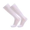 Adult Soccer Over-The-Calf Socks Unisex Cotton Wicking Cushion Crew Socks Wicking Compression Boot Socks (White, S) view 1