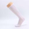 Adult Soccer Over-The-Calf Socks Unisex Cotton Wicking Cushion Crew Socks Wicking Compression Boot Socks (White, S) view 3