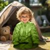 AZITREK T40 Toddler Sleeping Bags Boys Girls | Ages 2-4 | Puffy Kids Sleeping Bag Camping Outdoor |up to 46 in| Lightweight Compact Comfort for Indoor Sleepover | Machine Washable (Garnish Green) view 2
