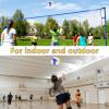 ELKCIP 6 Pack Volleyballs Official Size 5, Soft Bulk Recreational Volley Balls with Pump and Net Bag for Indoor Outdoor Beach Pool Water Sand Game Training Match for Beginner, Yellow view 4