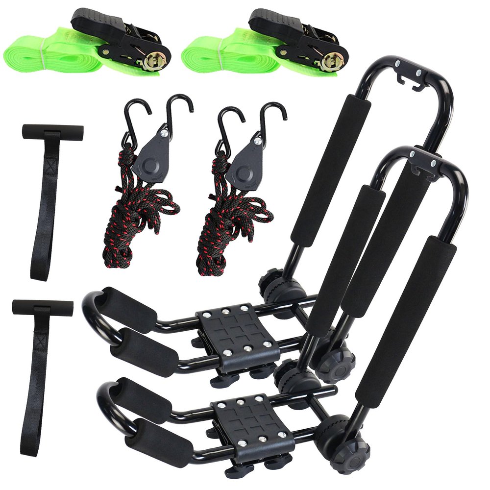 Folding Kayak Roof Rack J-Bar Adjustable