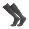 Adult Soccer Over-The-Calf Socks Unisex Cotton Wicking Cushion Crew Socks Wicking Compression Boot Socks (Grey, S) view 1