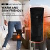 Heated Knee Brace Wrap, USB Charging Super Soft Fleece Cold Cordless Knee Heating Wrap for Arthritis Relief, L Size view 3