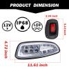 Orle Oko LED Head Tail Light Kit For EZGO RXV 2008-2015 Gas or Electric Golf Cart Models Replace 12V Front Rear Light Kit Assembly For EZGO RXV view 2