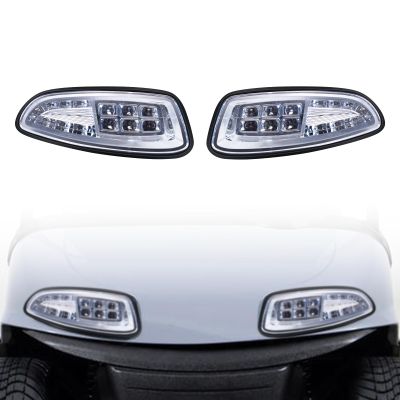 Orle Oko LED Head Light Kit For EZGO RXV 2008-UP Gas or Electric Golf Cart Models Front Replace 12V headlights Light Kit Assembly For EZGO RXV