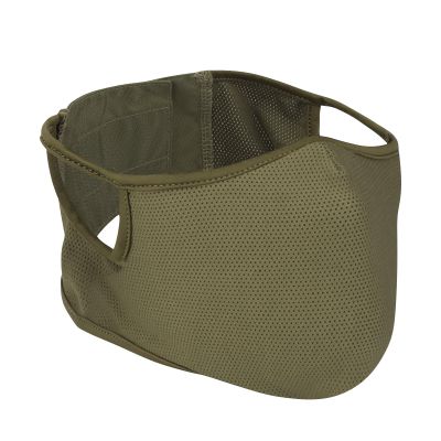 Qavctw Tactical Shooting Mask Foldable Airsoft Silicone Mask Breathable Free Ear Protection Outdoor Half Face Mesh Military Mask for Shooting Riding Climbing Paintball Hunting Game