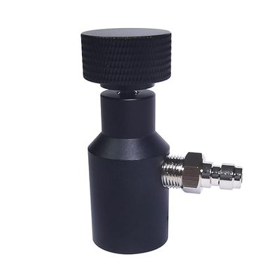 Aopkeo Universal Fill Adapter of Paintball Marker Remote Hose High Pressure UFA CO2 Tank On/Off ASA G1/2 (1 Hole with 8mm Fill Nipple)