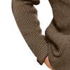 Men's Knitted Jacket Casual Button Up Slim Fit Cardigan Warm Cable Sweater Blazer with Pockets (X-Large,Khaki) view 4