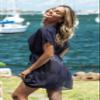 Avidlove Swim Suit Cover Ups for Women Beach Bikini Swimwear Coverup Sheer Sexy V-Neck Beachwear Navy Blue view 3