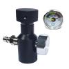 Aopkeo Universal Fill Adapter of Paintball Marker Remote Hose High Pressure UFA CO2 Tank On/Off ASA G1/2 (2 Holes Gauge and 8mm Fill Nipple) view 1