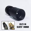 Aopkeo Universal Fill Adapter of Paintball Marker Remote Hose High Pressure UFA CO2 Tank On/Off ASA G1/2 (2 Holes Gauge and 8mm Fill Nipple) view 3
