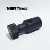 Aopkeo Universal Fill Adapter of Paintball Marker Remote Hose High Pressure UFA CO2 Tank On/Off ASA G1/2 (2 Holes Gauge and 8mm Fill Nipple) view 4