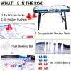 Air Hockey Table Upgrade HLC Foldable 4ft Multi Powered Hockey Game Table with Air Hockey, Shuffleboard,Bowling,48 inch Indoor Electric Hockey Table Powerful 12V Motor view 2