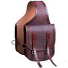 WILD RACE Western Horse Leather Saddle Bag Heavy Duty Traditional Trail Ride | Saddle Bag | Horse Saddle Bag | Western Saddle Bag | Leather Saddle Bags for Horses (STYLE-10) view 1