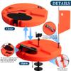 Adnee Ice Fishing Tip-Up - 10.5" Thermal Tip-Up with Orange Pole Flags - Freeze-Proof Ice Fishing Accessories Covers 10" Hole view 3