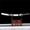 HERO SWORD Handmade Beautiful Japanese Beauty Samurai Sword Hand Forged 1095 High Carbon Steel Full Tang Real Combat Sharp Katana White Blue Sword Best Gift for Mens Women view 2
