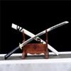 HERO SWORD Handmade Beautiful Japanese Beauty Samurai Sword Hand Forged 1095 High Carbon Steel Full Tang Real Combat Sharp Katana White Blue Sword Best Gift for Mens Women view 3
