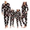JEOCODY Christmas Snowman Pajamas Set for Women Men Plus Size Soft Comfy Matching Couples Pajamas Pjs Sleepwear Nightgown Tops and Pants view 1