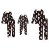 JEOCODY Christmas Snowman Pajamas Set for Women Men Plus Size Soft Comfy Matching Couples Pajamas Pjs Sleepwear Nightgown Tops and Pants view 2